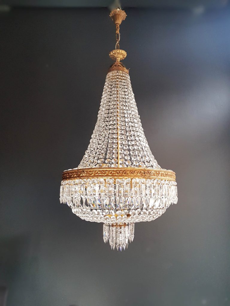 Empire Lüster, antiker Kronleuchter von Light Delux Berlin